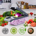 14/16 in 1 Multifunctional Vegetable Chopper Onion Chopper Handle Food Grate Food Chopper Kitchen Vegetable Slicer Dicer Cut - Shopsta EU