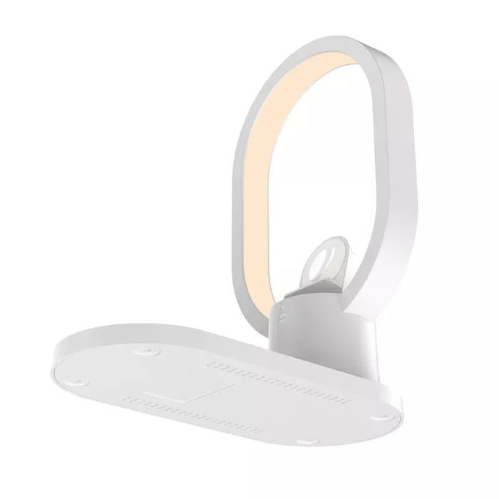 4 in 1 15W Magnetic Lamp - Wireless Charger and 360 Degrees Rotating Night Light, Bedside Light - Perfect for Samsung Galaxy Z Fold 4, S22 Ultra, iPhone 14 Pro Max - Shopsta EU