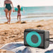 AirAux Portable Mini Speaker - 7 RGB Light Modes - Immersive 10W 360° Stereo - Large 2000mAh Battery - Bluetooth 5.1 - Black - Shopsta EU