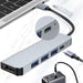 BYL-2008 USB-C Hub - 5-in-1 Splitter Docking Station with USB3.0, USB2.0, 87W USB-C PD, 4K HDMI-Compatible - Perfect for PC, Computer, Laptop Users - Shopsta EU