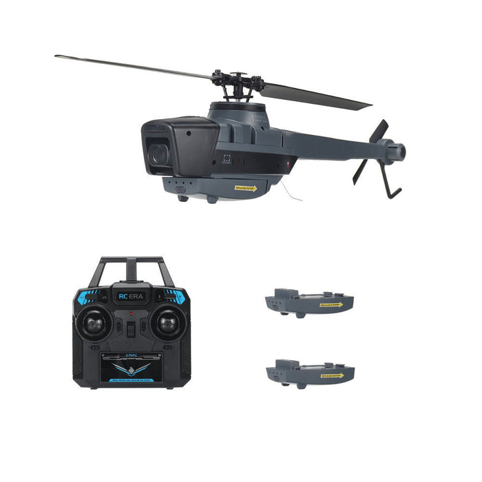 C128 2.4G 4CH 6-Axis RC Helicopter - 1080P Camera, Optical Flow Localization, Altitude Hold, Flybarless - Perfect for Stabilized Aerial Photography and Smooth Flying Experience - Shopsta EU