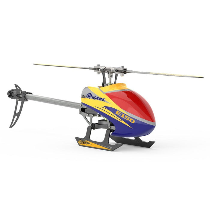 Eachine E150 2.4G 6CH - 6-Axis Gyro 3D6G Dual Brushless Direct Drive Motor Flybarless RC Helicopter - BNF Compatible with FUTABA S-FHSS for Enthusiasts - Shopsta EU