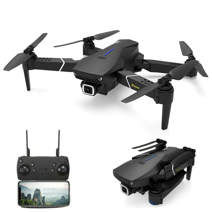 Eachine E520S - GPS WIFI FPV Foldable RC Drone Quadcopter with 4K/1080P HD Camera and 16-Min Flight Time - Perfect for Aerial Photography Enthusiasts - Shopsta EU