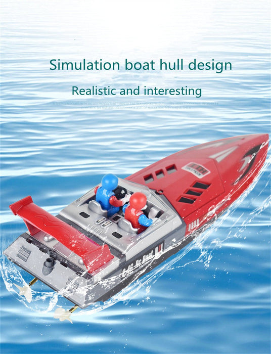 High-Speed H11 2.4G 4CH RC Boat - Waterproof, 20km/h Electric Racing Speedboat for Lakes & Pools - Perfect Remote Control Toy for Kids & Adults - Shopsta EU