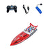 High-Speed H11 2.4G 4CH RC Boat - Waterproof, 20km/h Electric Racing Speedboat for Lakes & Pools - Perfect Remote Control Toy for Kids & Adults - Shopsta EU