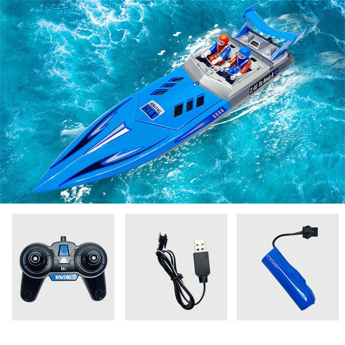 High-Speed H11 2.4G 4CH RC Boat - Waterproof, 20km/h Electric Racing Speedboat for Lakes & Pools - Perfect Remote Control Toy for Kids & Adults - Shopsta EU