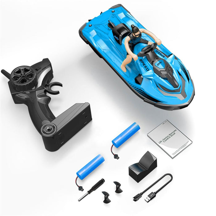 LMRC LM13-D RTR - 2.4G 4CH RC Motorboat, Remote Control Racing Ship, Waterproof Speedboat Toys - Perfect for Water Enthusiasts and Vehicle Model Collectors - Shopsta EU