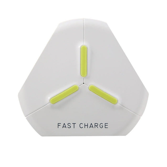 Q500 Wireless Charger Pad - Fast Qi Charging with LED Indicator - Compatible with Samsung S8, iPhone 8, iPhone X - Shopsta EU