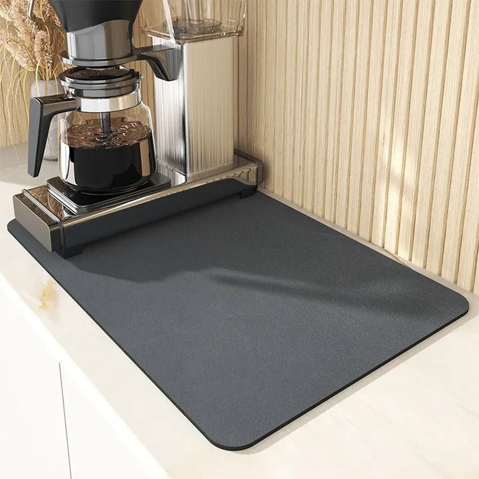 Super Absorbent Large Kitchen Absorbent Mat Antiskid Draining Coffee Dish Drying Mat Quick Dry Bathroom Drain Pad Tableware Mat - Shopsta EU