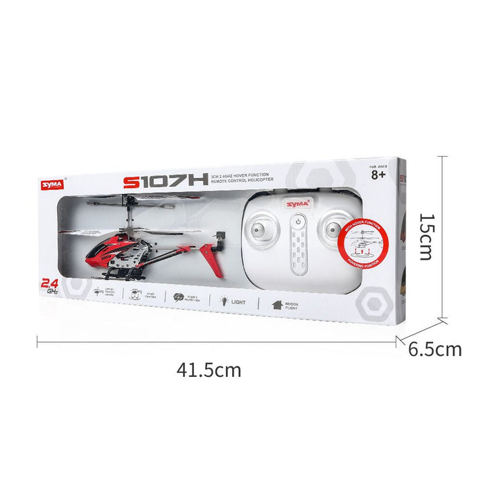 SYMA S107H - 2.4G 3.5CH Auto-hover Altitude Hold RC Helicopter with Gyro RTF - For Enthusiasts Seeking Stable & Easy-to-Control Flight Experience - Shopsta EU