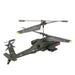 SYMA S109G - 3.5CH Beast RC Helicopter RTF AH-64 Military Model - Perfect Kids Toy for Indoor Flying Action - Shopsta EU