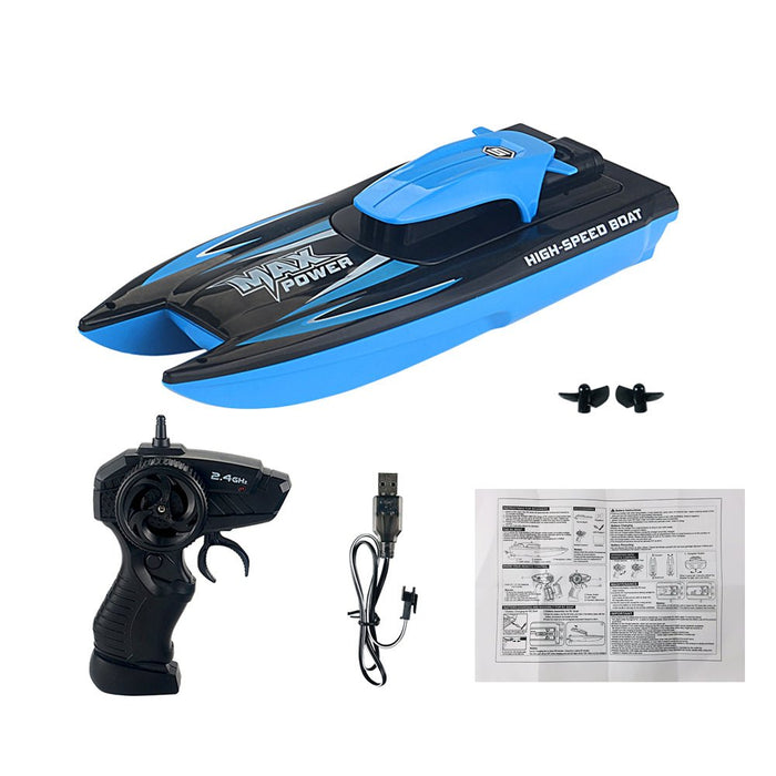 T15 1/47 2.4G RC Boat - Waterproof High-Speed Racing, Rechargeable Electric Radio Remote Control Toys Ship - Ideal Gift for Boys and Children - Shopsta EU