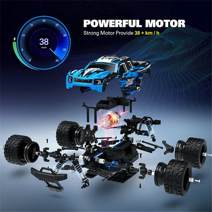 Victorebot VT-02 Ready to Race RC Car - Two Batteries 1/16 2.4G 4WD 38km/h RC Car - Shopsta EU