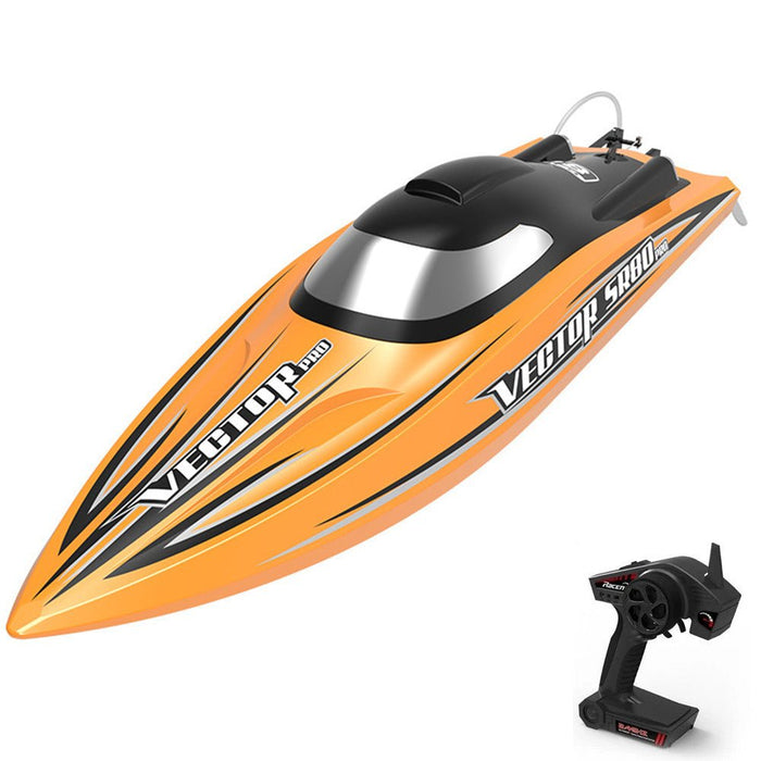 Volantexrc Vector SR80 Pro 798-4P - 70km/h 800mm High-Speed RC Boat with All Metal Hardware & Auto Roll Back Function - Perfect for Thrill-Seeking Water Enthusiasts - Shopsta EU